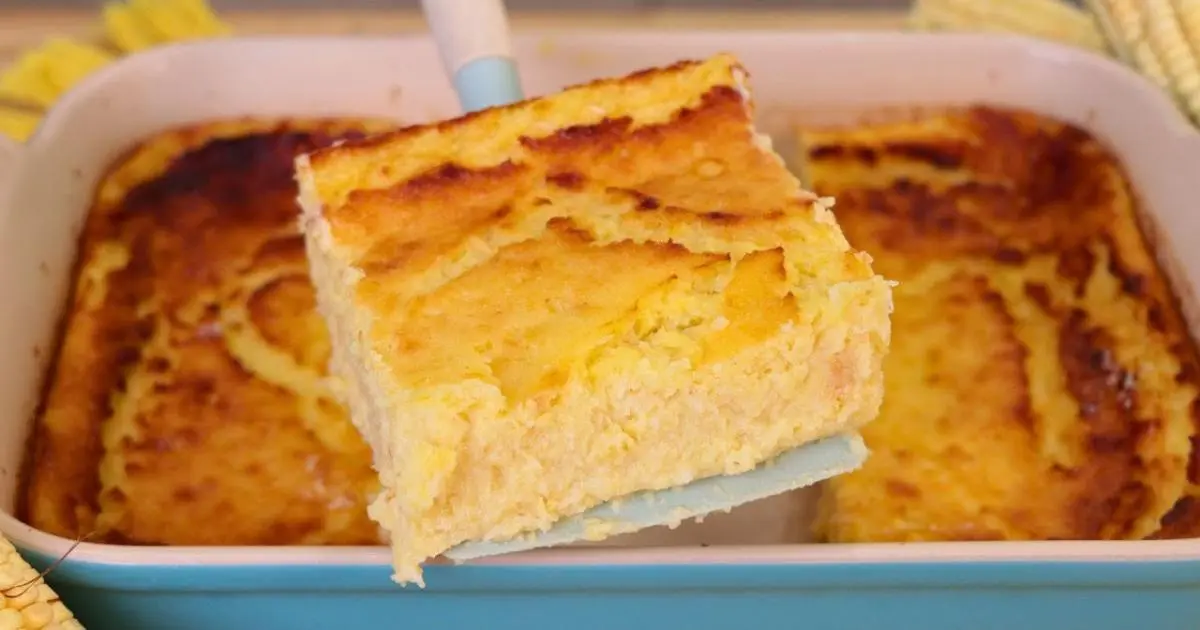Pamonha de forno sem ovos, super cremosa e fácil de fazer....