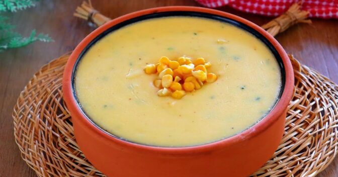 Mingau: Receita de Creme de Milho Verde com Textura Perfeita e Muito Sabor
