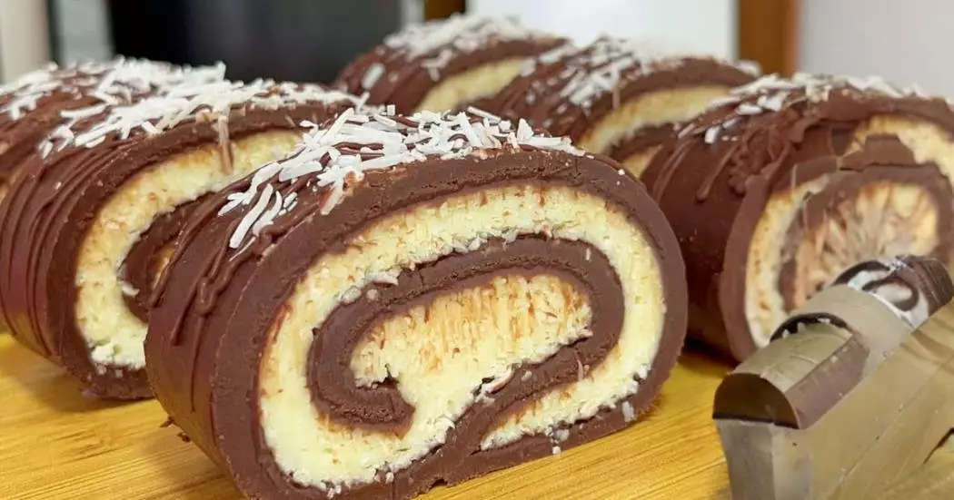 Rocambole de Prestígio Super Delicioso Que Não Vai ao Fogo O Rocambole de Prestígio Super...