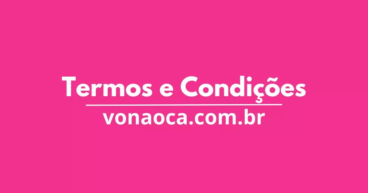 Termos e condições