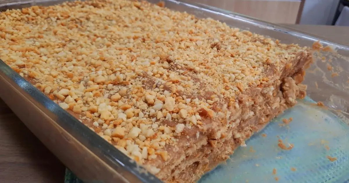 Pavê de Amendoim Tradicional