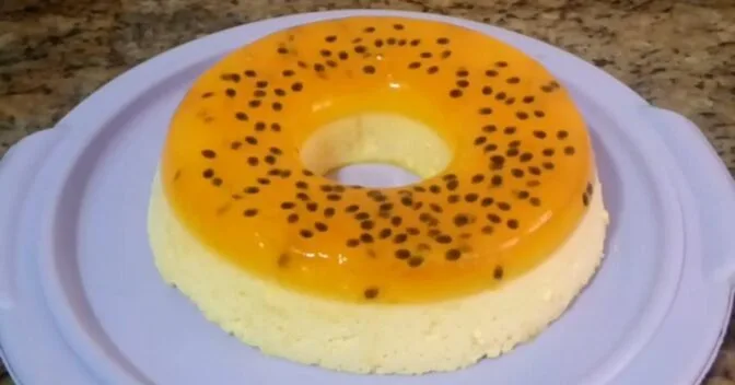 Pudim: Sobremesa Gelada de Maracujá com Apenas 2 Ingredientes: Surpreenda-se!