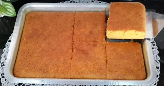 Bolos: Bolo de Fubá Feito em 3 Minutos no Liquidificador
