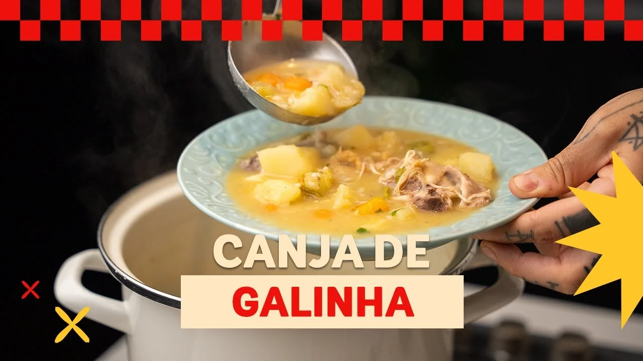 Aprenda a fazer a canja de galinha caseira cremosa mais saborosa! Receita simples, nutritiva e...