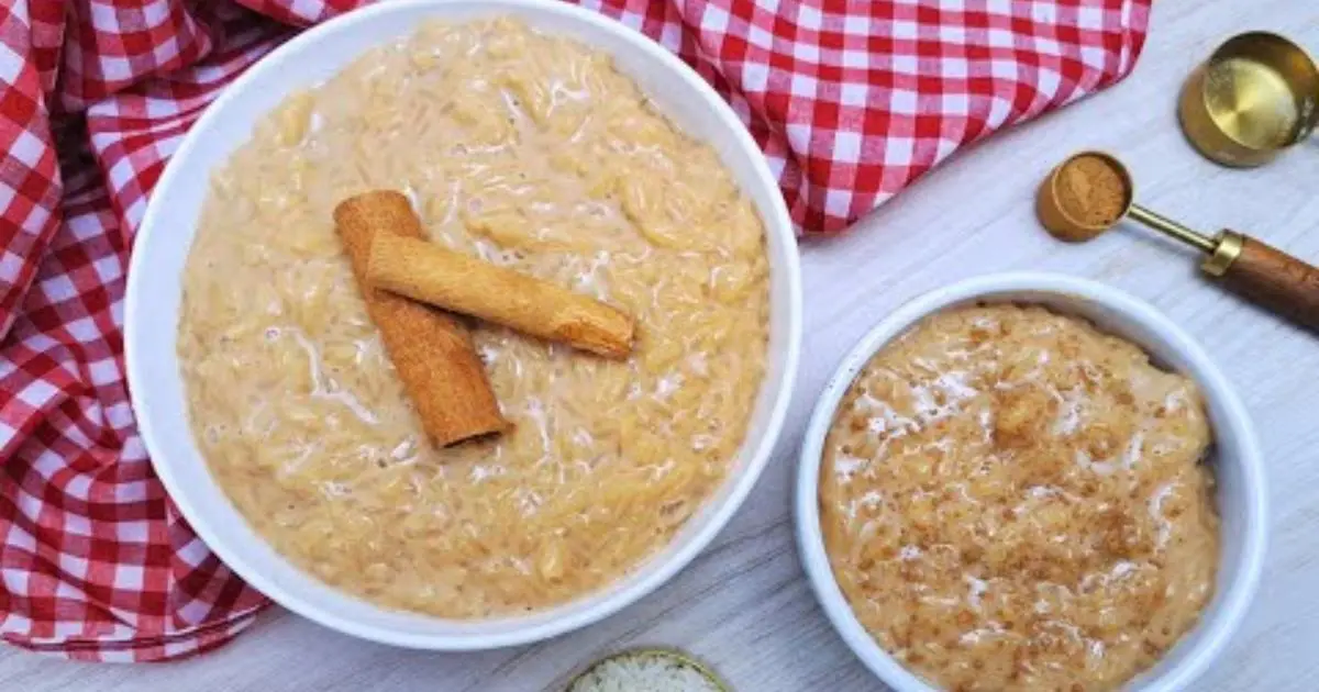 Receita fácil de arroz doce caramelizado, super cremosa e perfeita para festas....