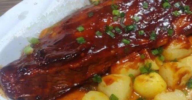 Carnes: Costelinha Porco Barbecue Caseiro Fácil Suculenta