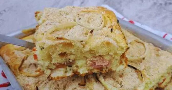 Tortas: Receita nova de torta de cebola com presunto e queijo vai te surpreender!