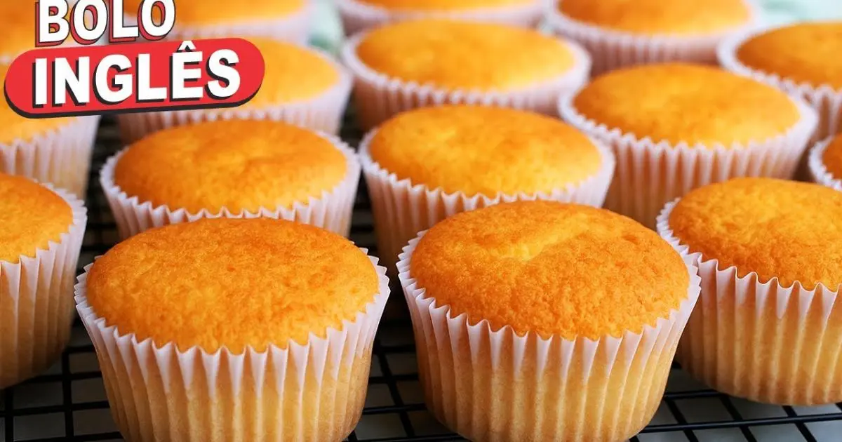 Bolinho inglês super fofinho, perfeito para o lanche ou pra vender....