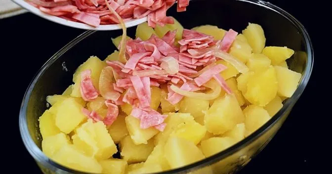 Especiais: Batata Com Presunto Ao Forno Cremoso Delícia