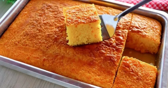 Bolos: Bolo de Milho de Latinha Fofinho e Molhadinho com Truque Simples