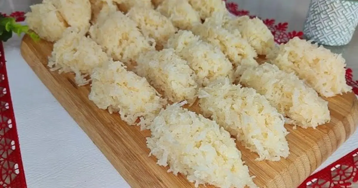 Receita prática de cocada cremosa com coco fresco....
