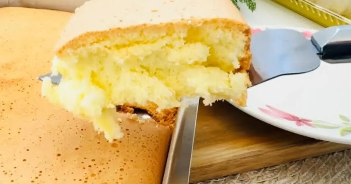 Receita de bolo de maizena sem glúten, leve e super macio....
