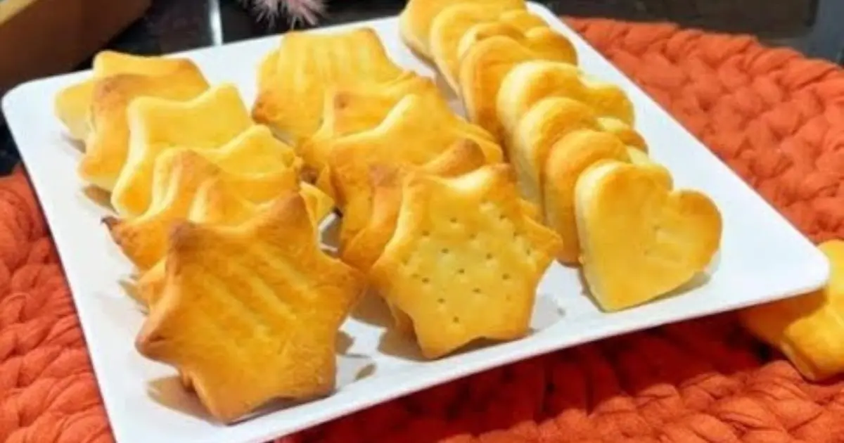 Receita fácil de biscoito amanteigado de limão que derrete na boca....